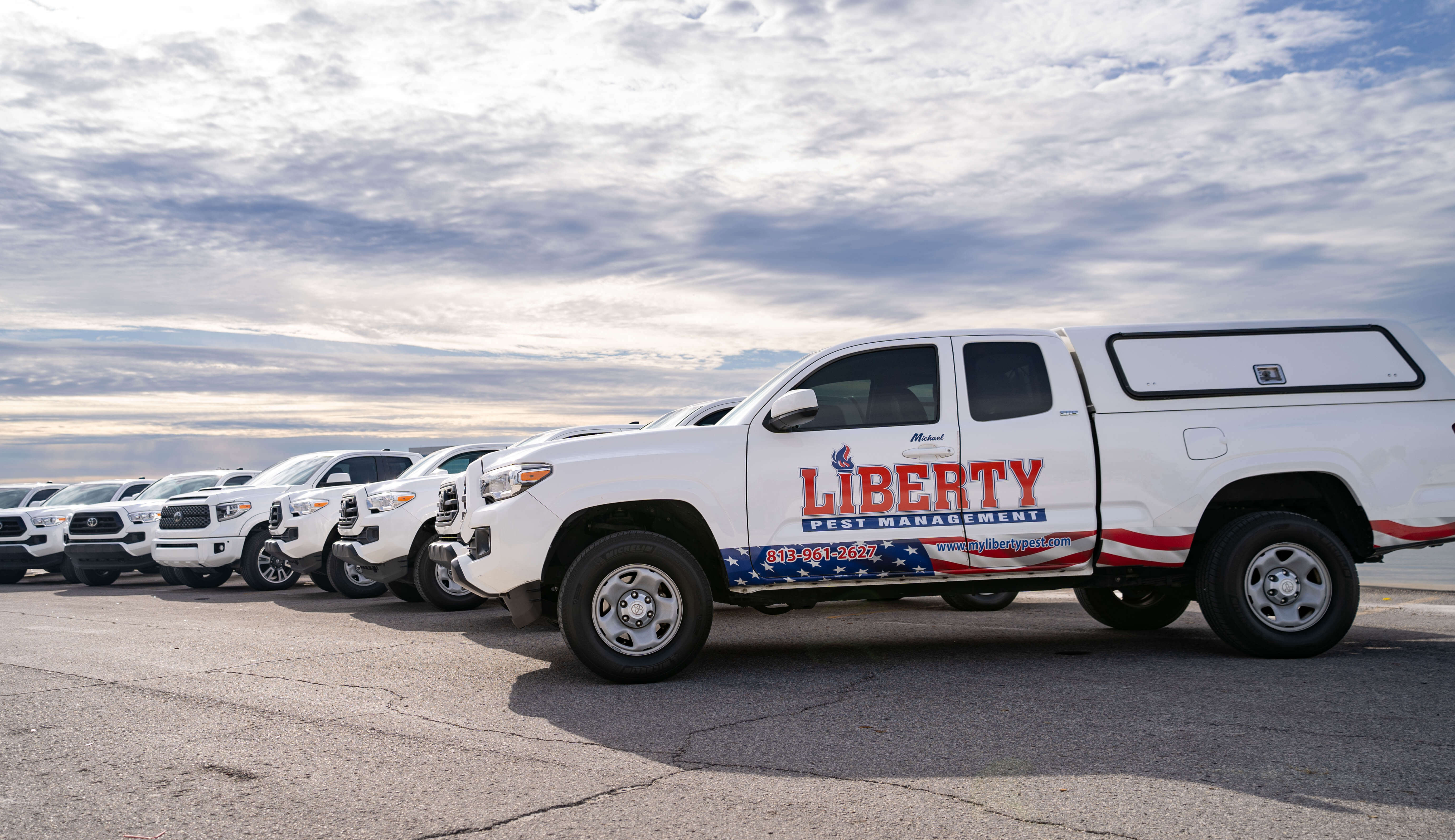 Liberty Pest Management technician providing professional service